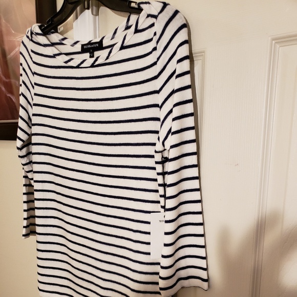 💫LAST ONE💫Hye Park&Lune Black Striped Comfy Soft Whitney Top - Picture 8 of 8